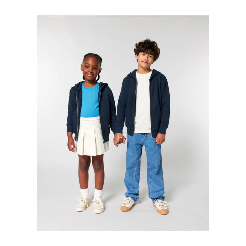 Mini Cultivator 2.0 kids' zip-thru hoodie  coloris Bleu marine