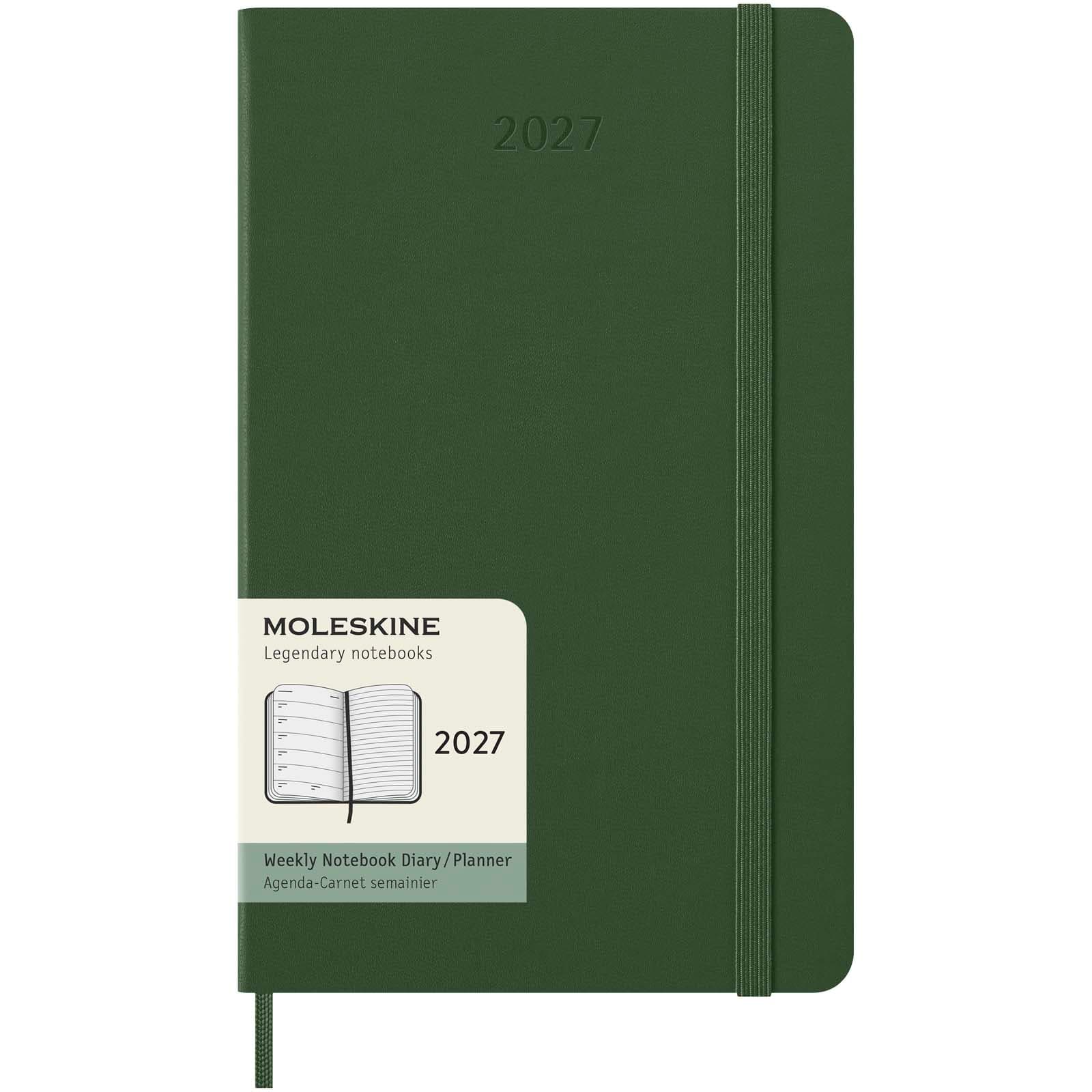 Agenda L hebdomadaire 12 mois Moleskine à couverture rigide