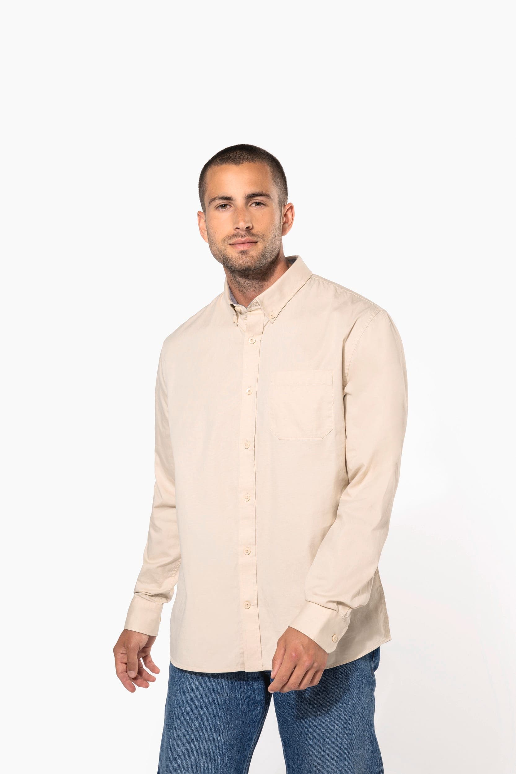 Chemise coton manches longues Nevada homme en situation