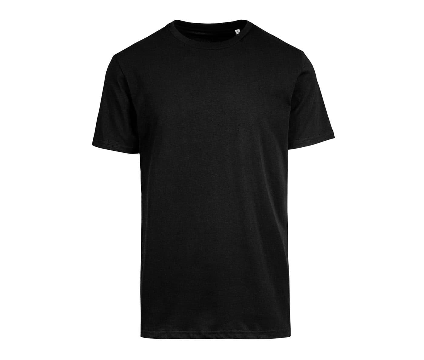 ORGANIC CREW NECK T-SHIRT coloris Noir