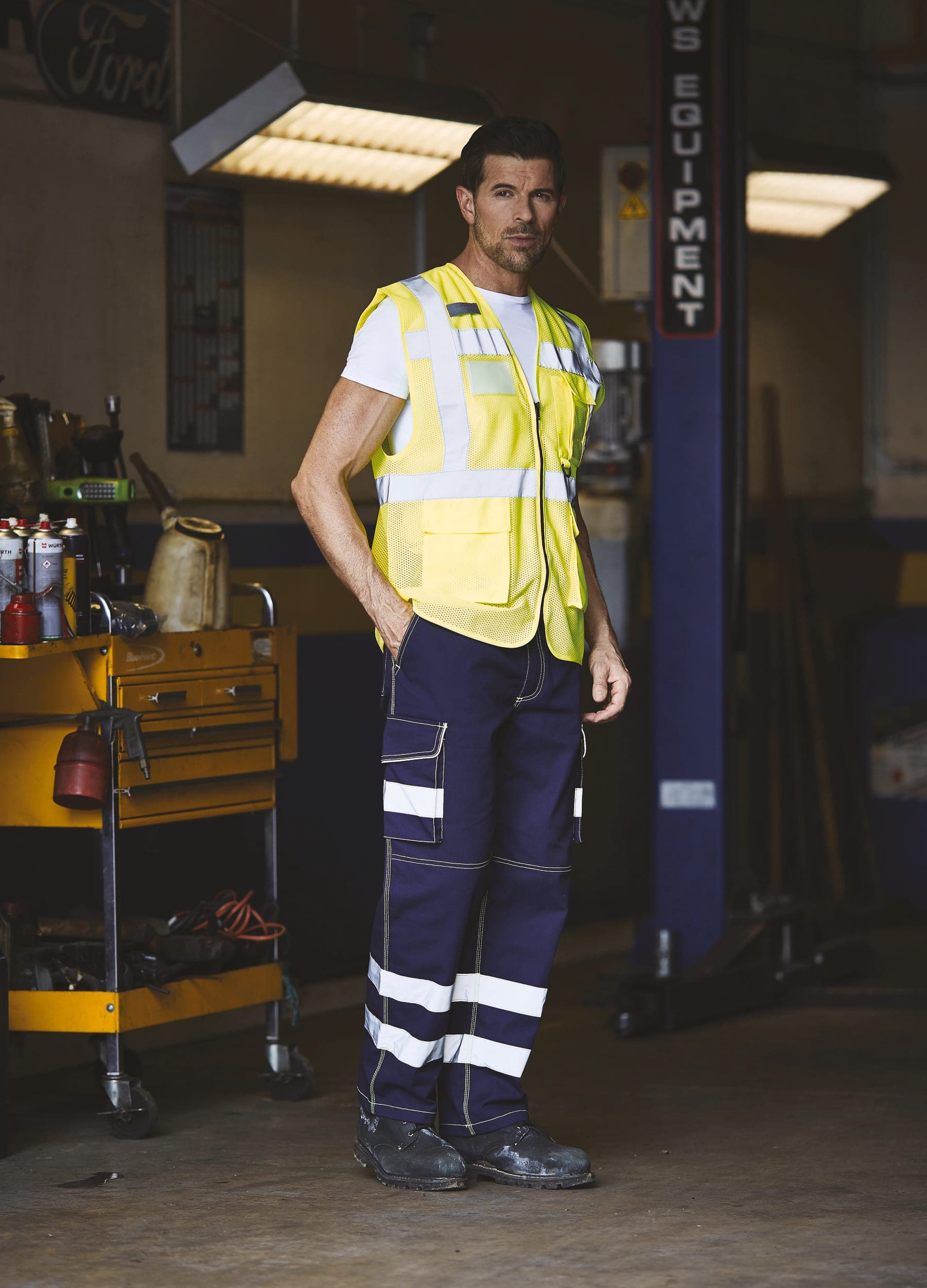 Gilet haute visibilité Top Cool "Management" en situation