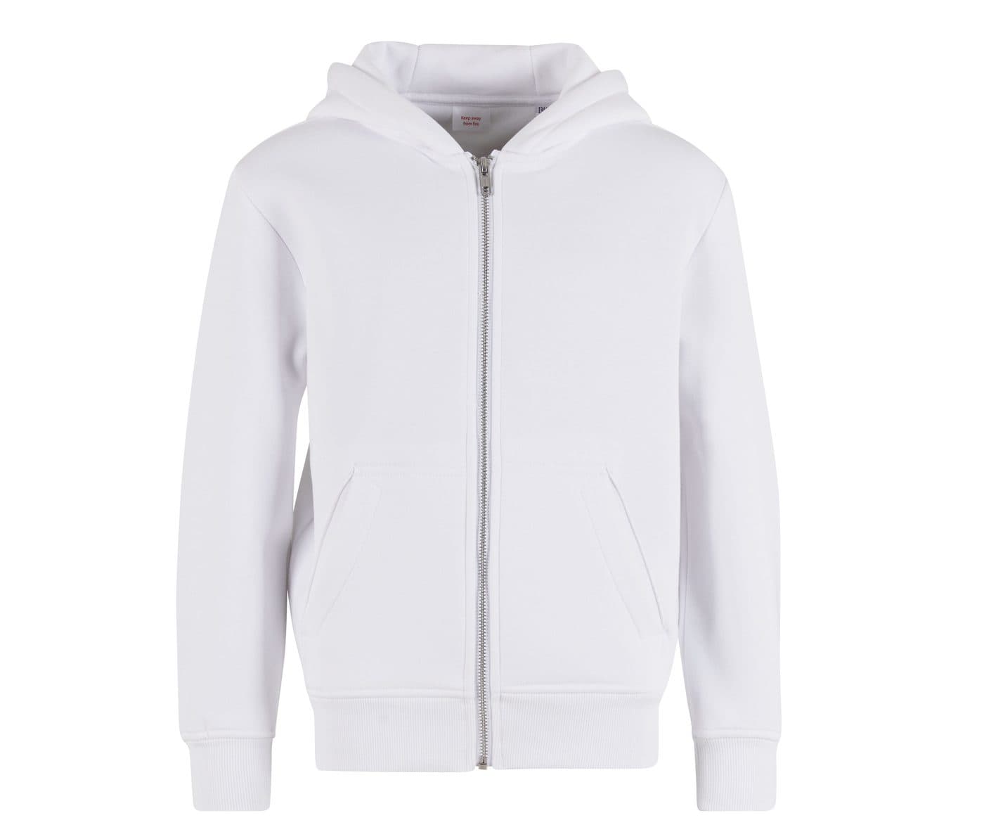 KIDS OVERSIZED ZIP HOODY coloris Blanc