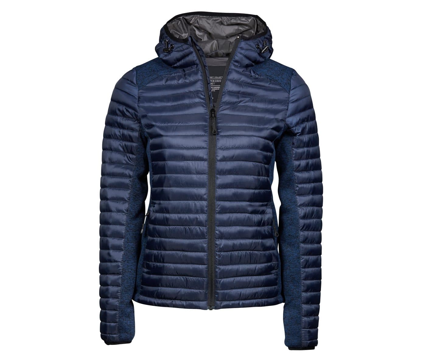 LADIES HOODED OUTDOOR CROSSOVER coloris Marine / Marine chiné