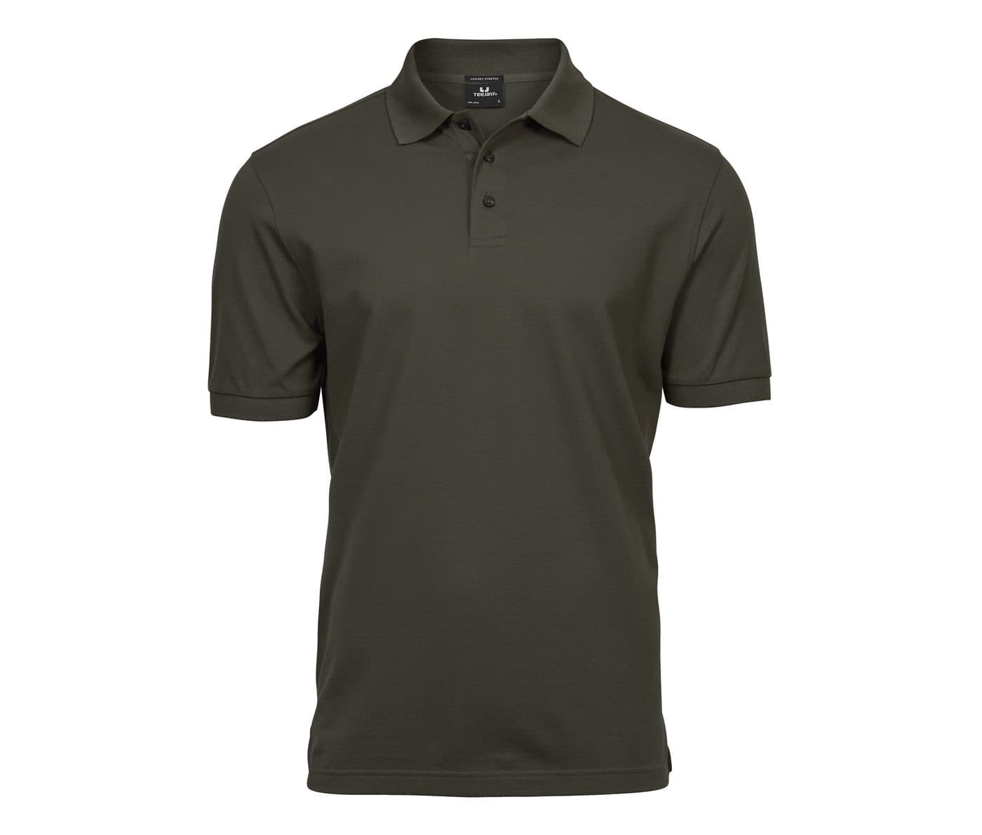 LUXURY STRETCH POLO coloris Olive foncé