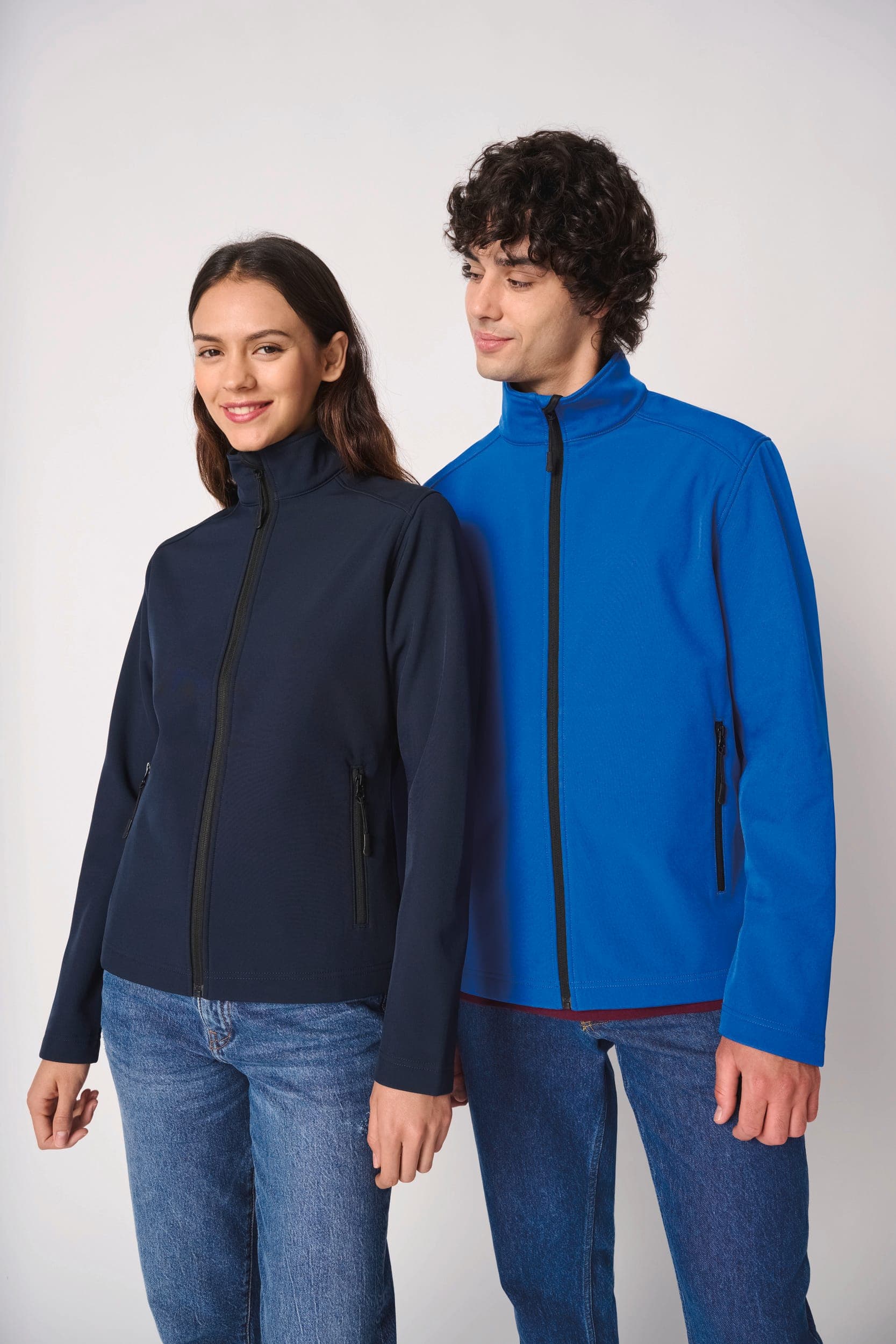Veste softshell 2 couches femme en situation