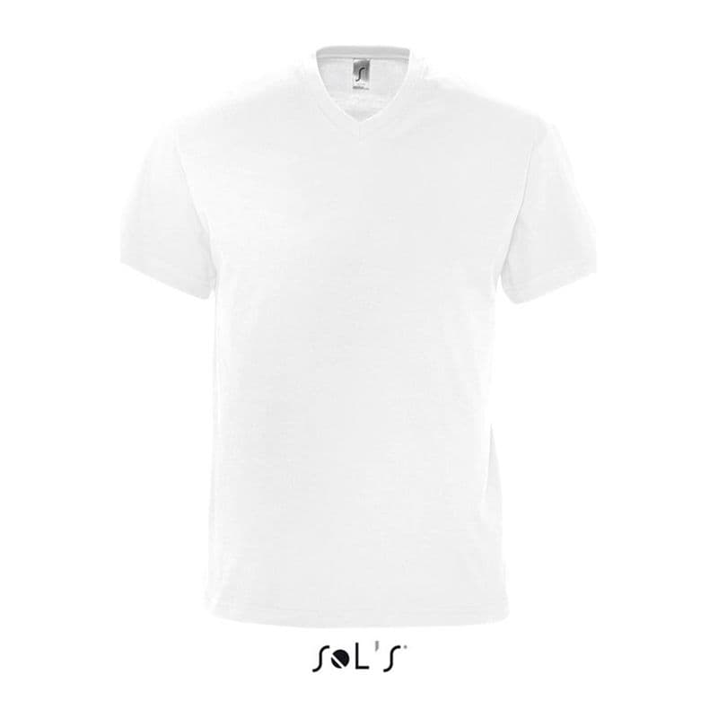 SOL'S VICTORY - MEN'S V-NECK T-SHIRT coloris Blanc