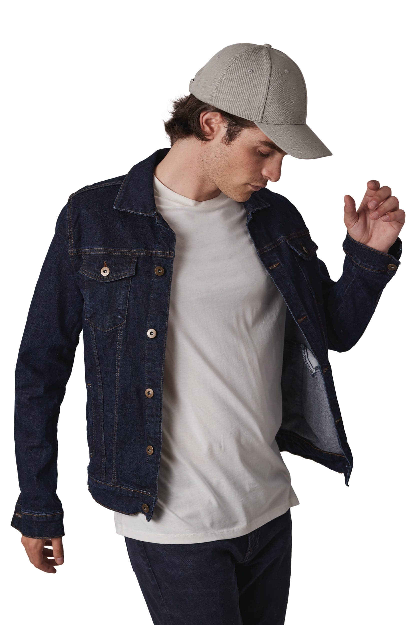 Casquette en coton et polyester recyclés K-loop tracking-  6 panneaux en situation