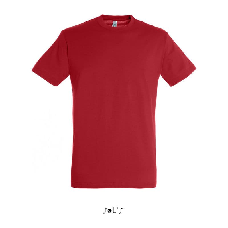 SOL'S REGENT UNISEX ROUND COLLAR T-SHIRT coloris Rouge