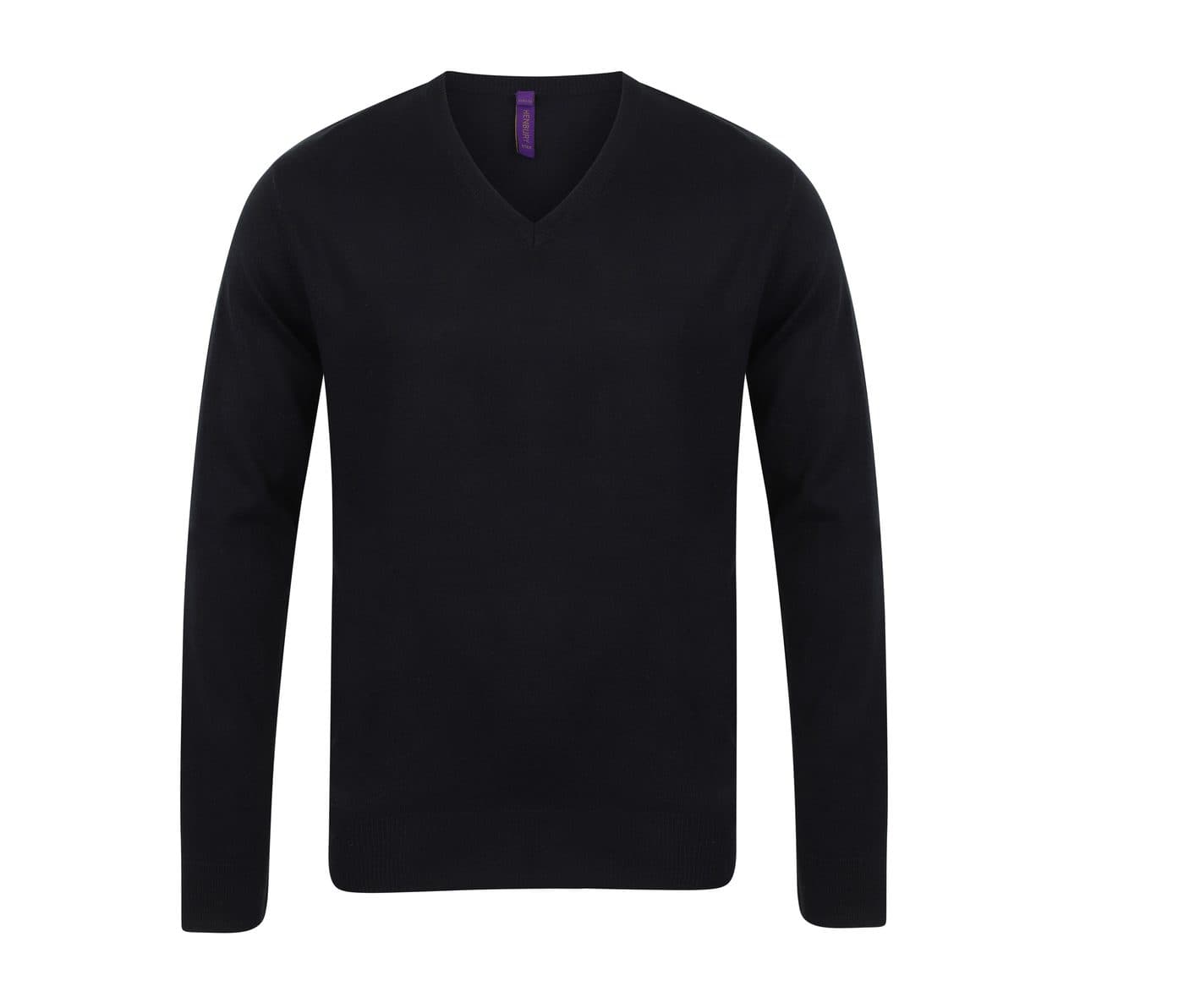 MEN'S V-NECK JUMPER coloris Noir