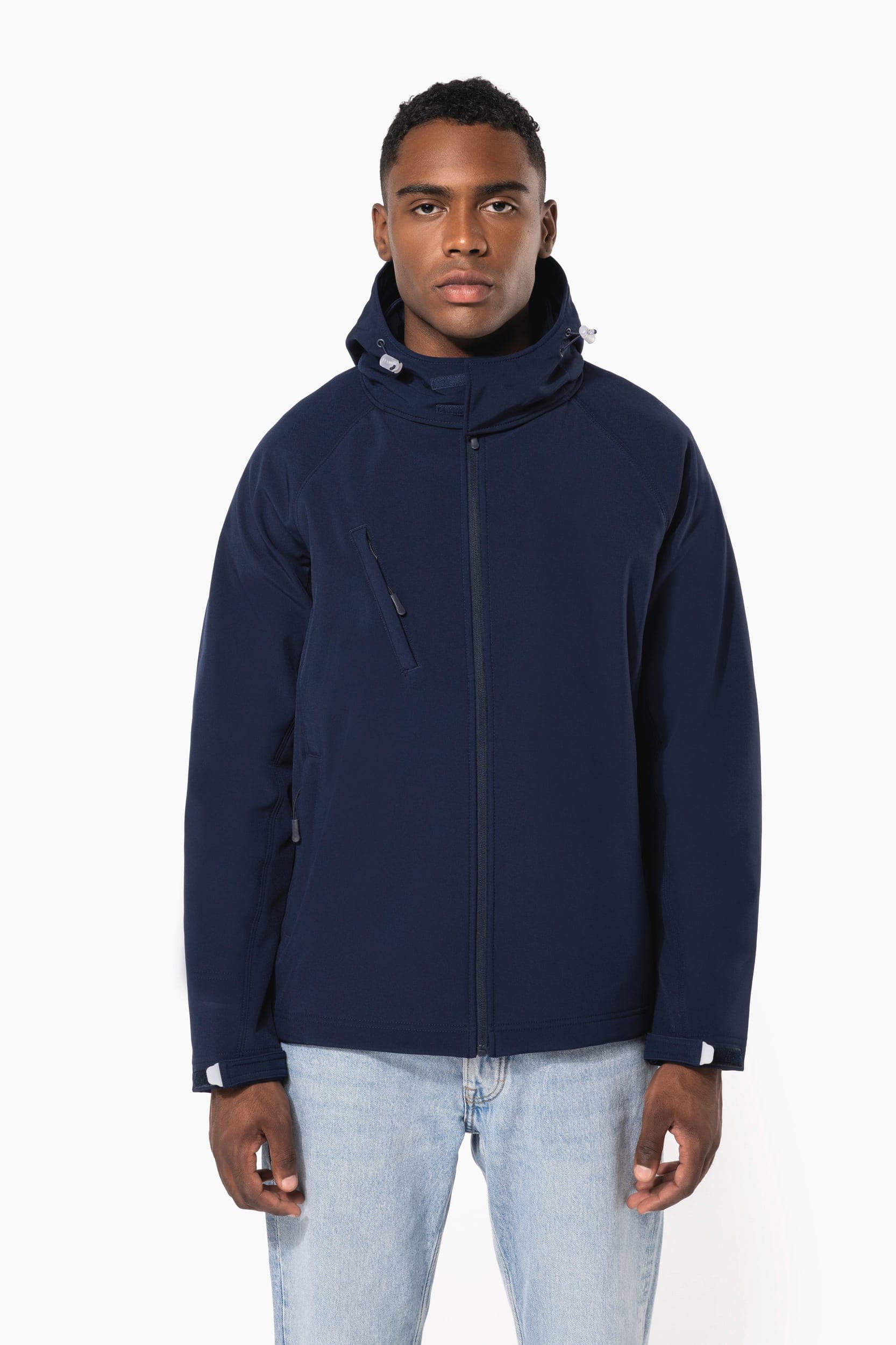 Veste softshell à capuche amovible homme en situation