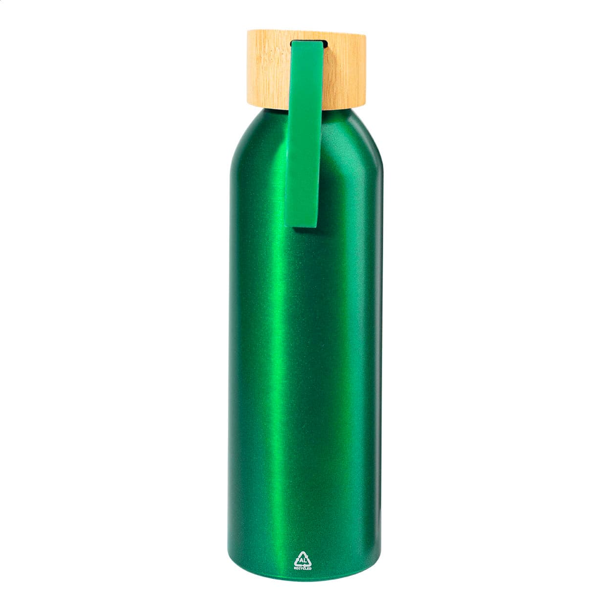 Bouteille en aluminium recyclé coloris Vert