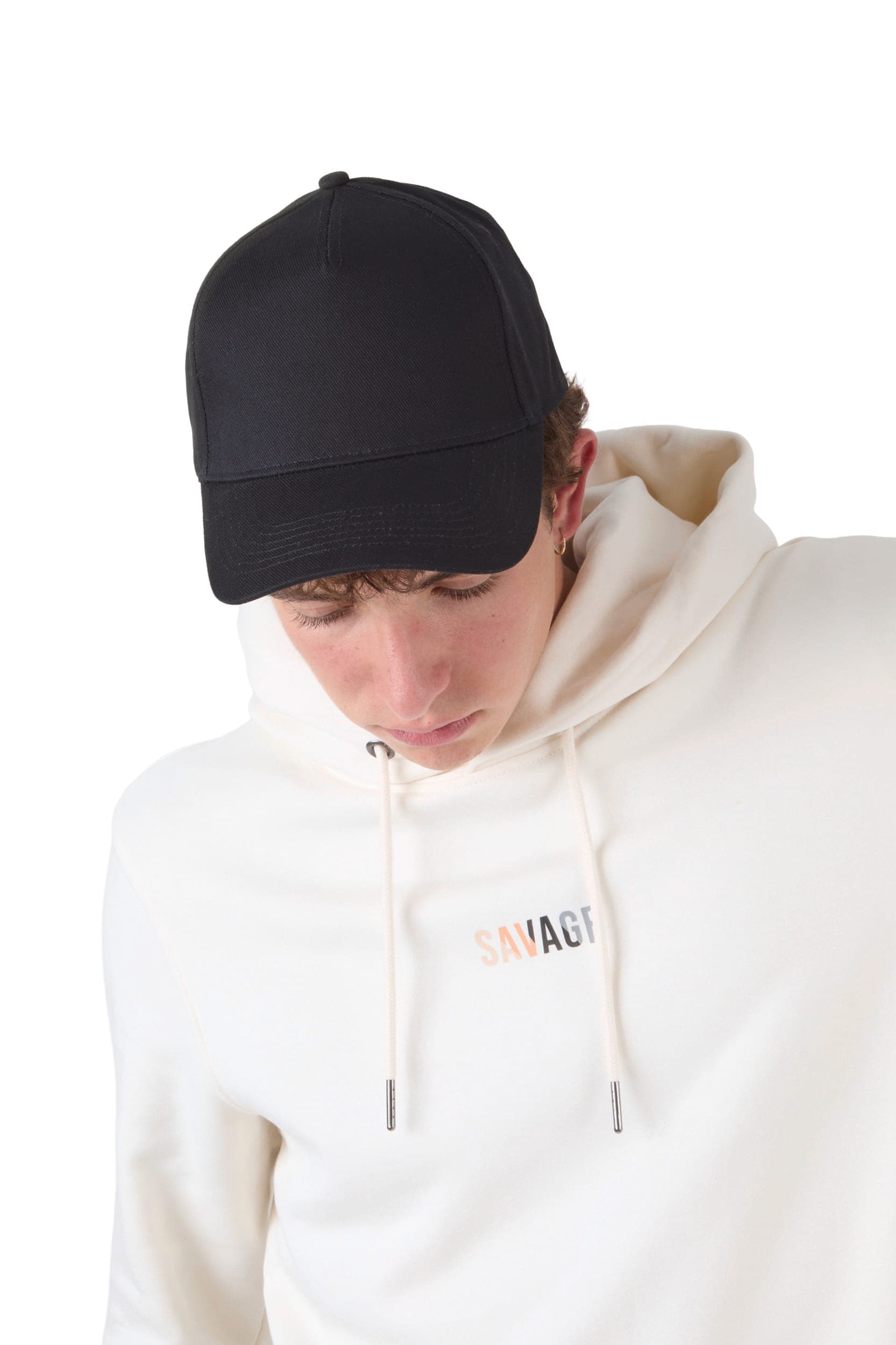 Casquette 5 panneaux en situation