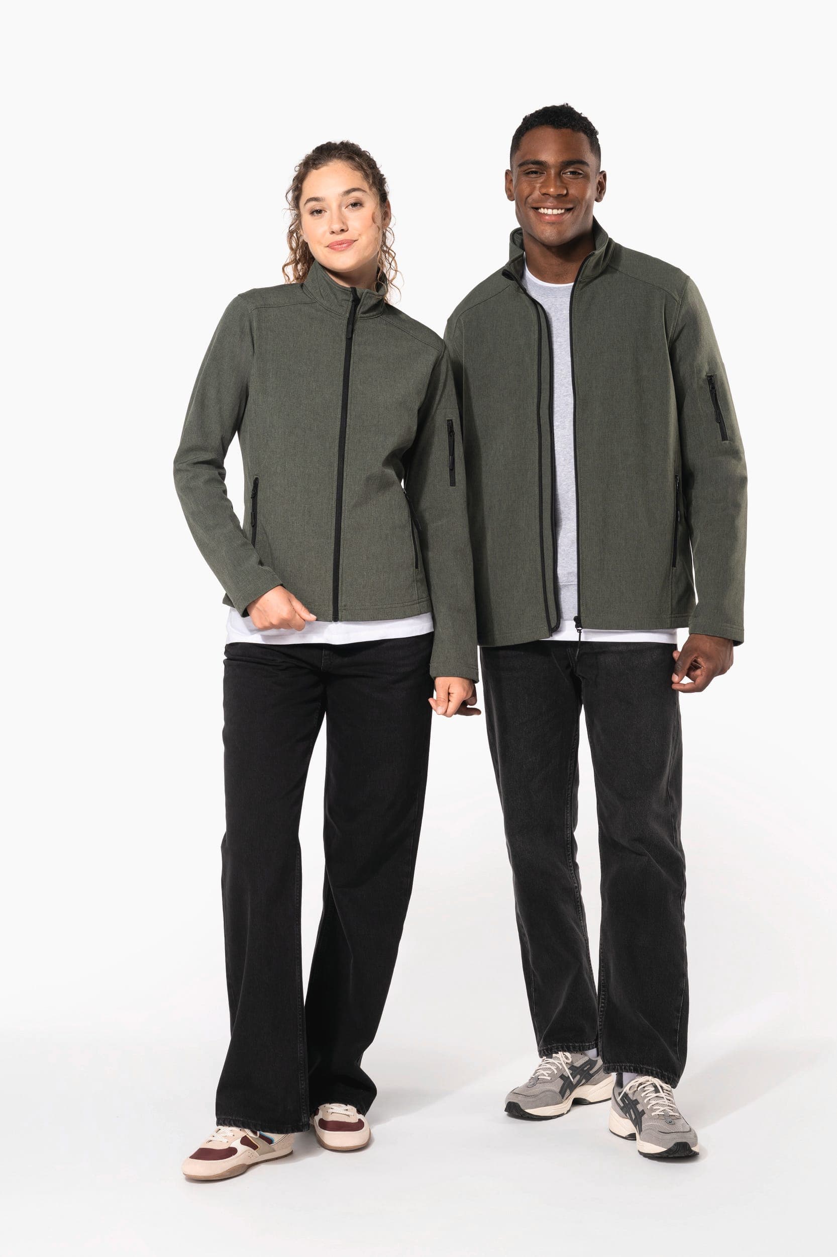 Veste softshell femme en situation