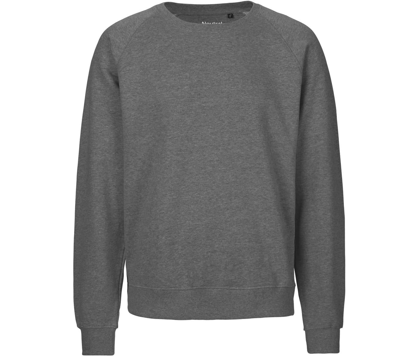 UNISEX SWEATSHIRT coloris Gris chiné foncé