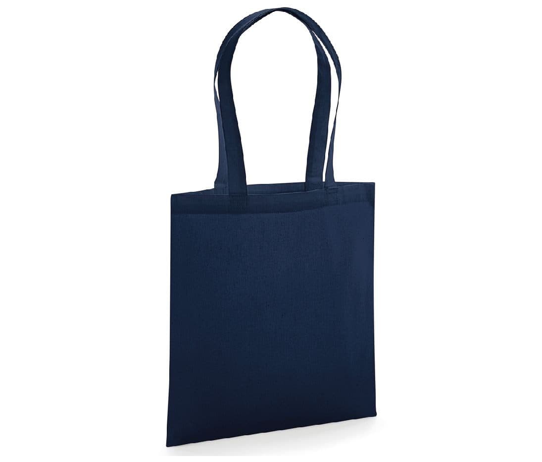 ORGANIC PREMIUM COTTON TOTE coloris Bleu marine