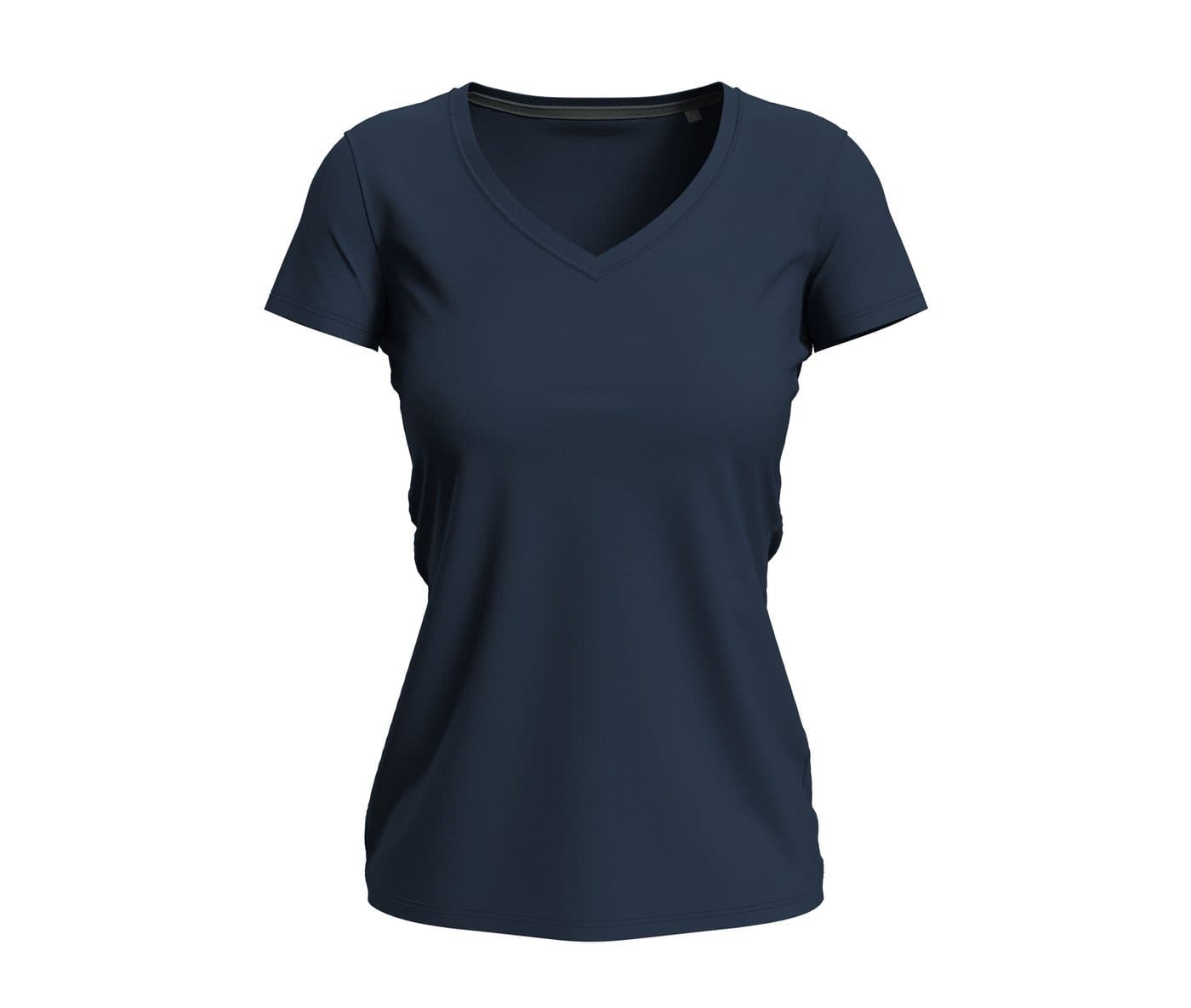 STRETCH-T V-NECK coloris Bleu nuit