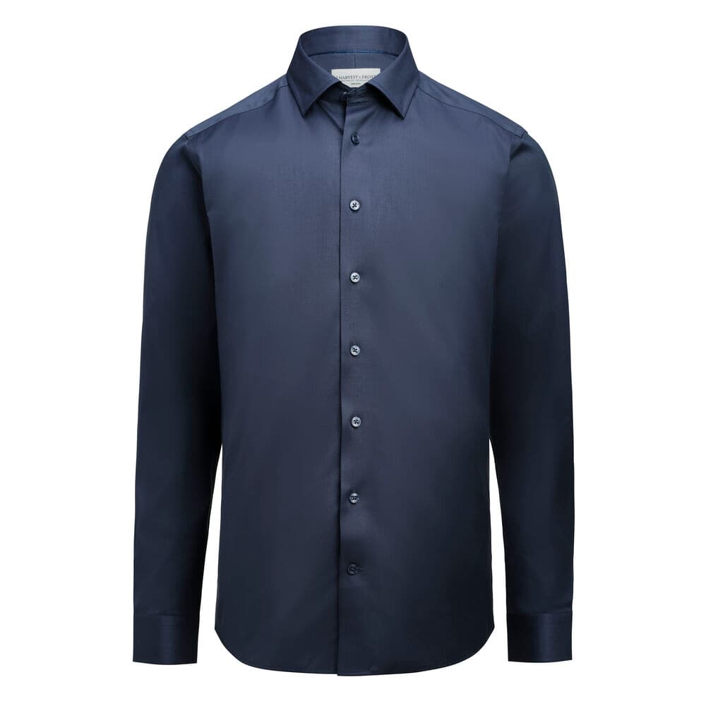 GB02 Twill Stretch Coupe Regular coloris Marine