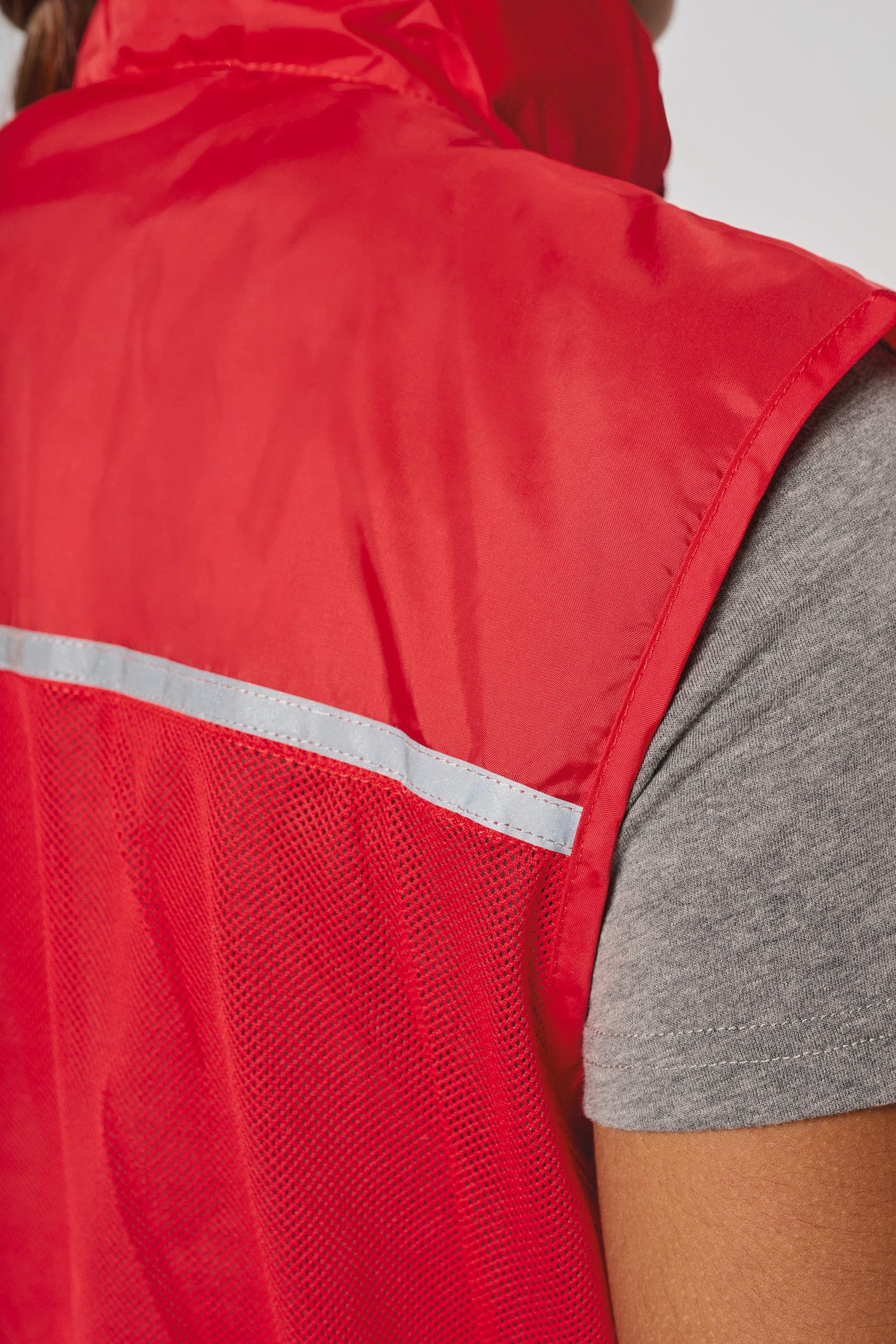 Runner - gilet d'entraînement dos filet unisexe en situation
