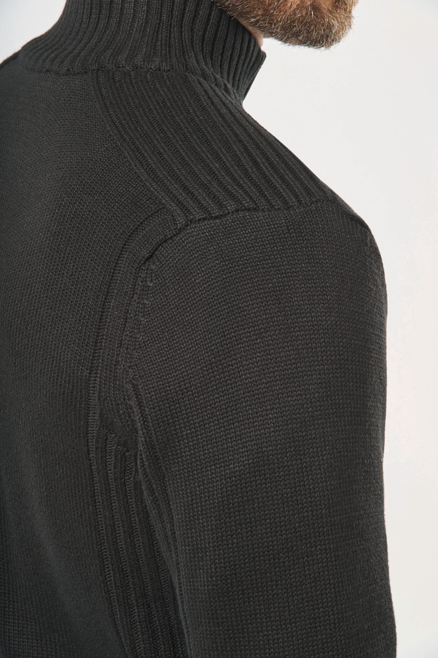 Cardigan doublé polaire homme en situation
