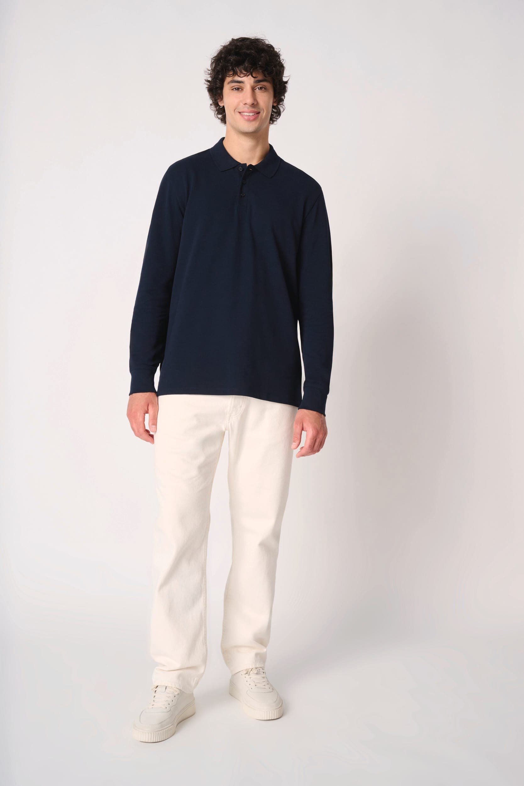 Polo piqué LSL homme en situation