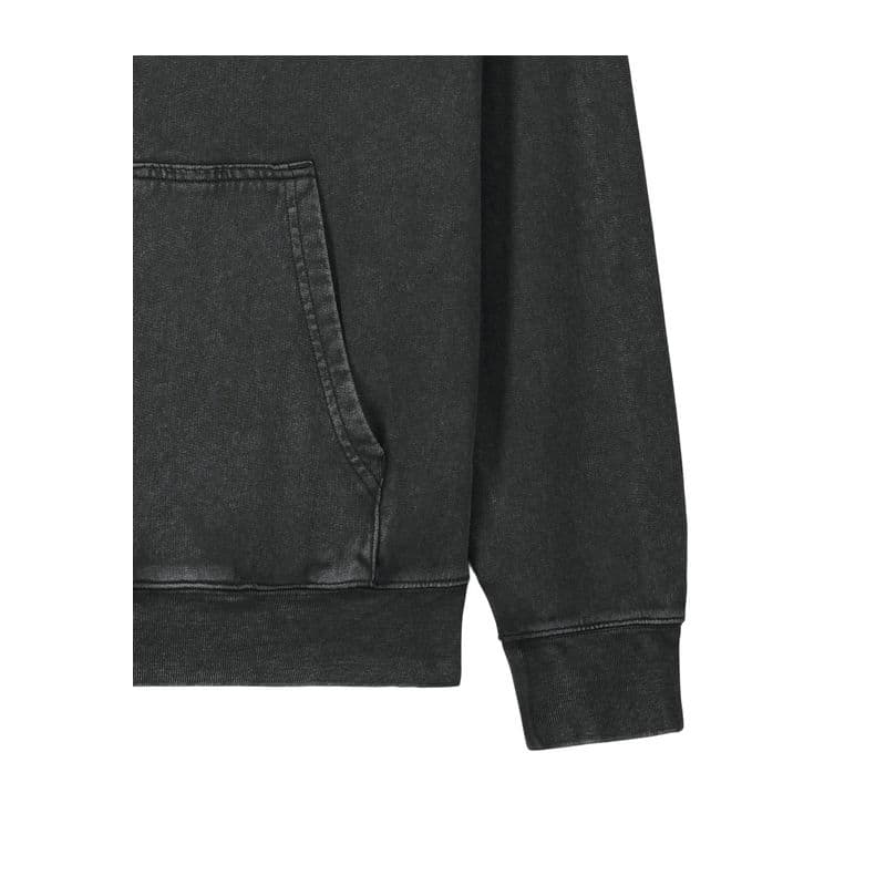 Archer Vintage unisex medium fit hoodie  coloris Noir Dyed G. Rock