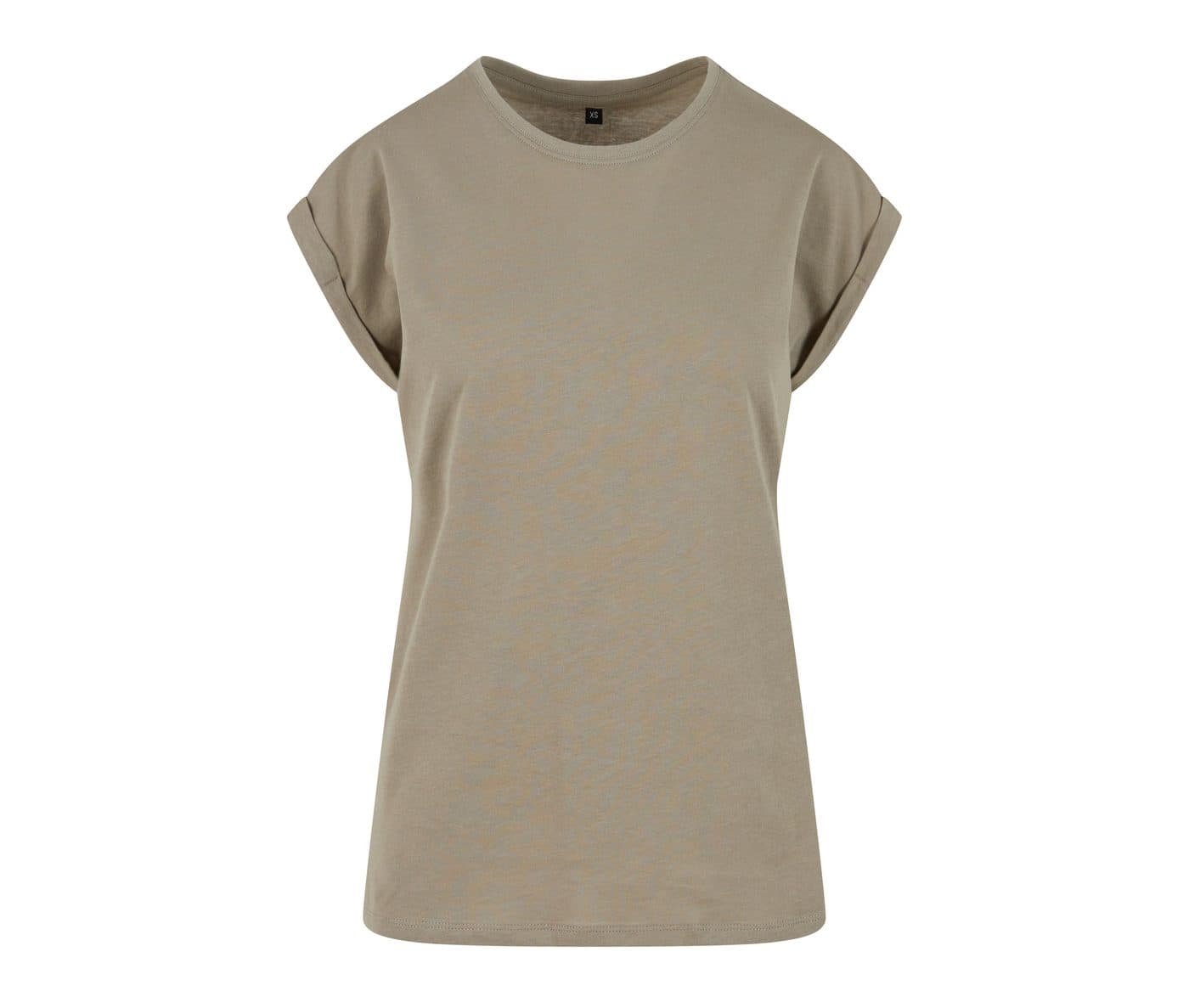 LADIES REGULAR EXTENDED SHOULDER TEE coloris Olive pâle
