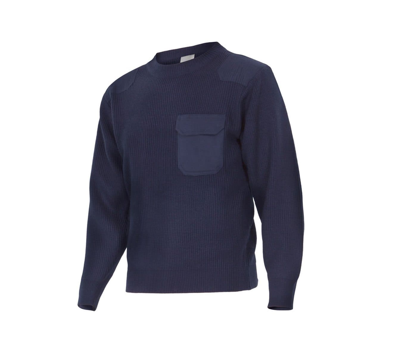 PULL ÉPAIS COL ROND coloris Marine