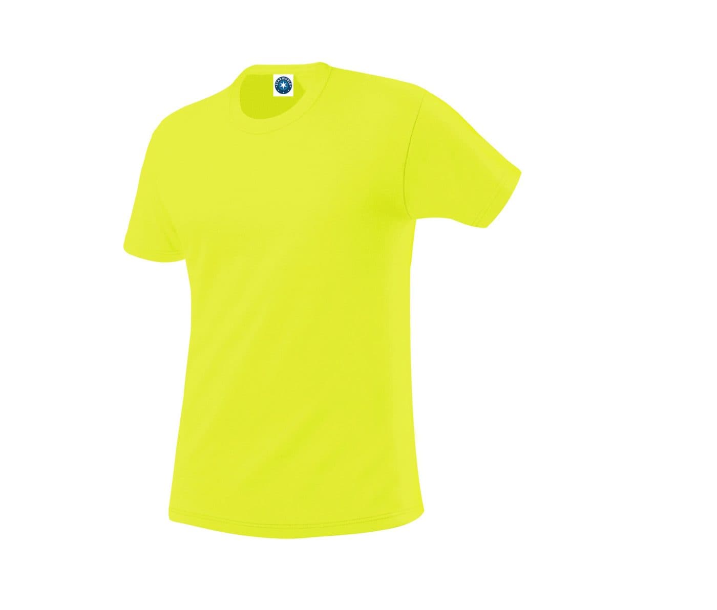 MEN'S PERFORMANCE T-SHIRT coloris Jaune fluo