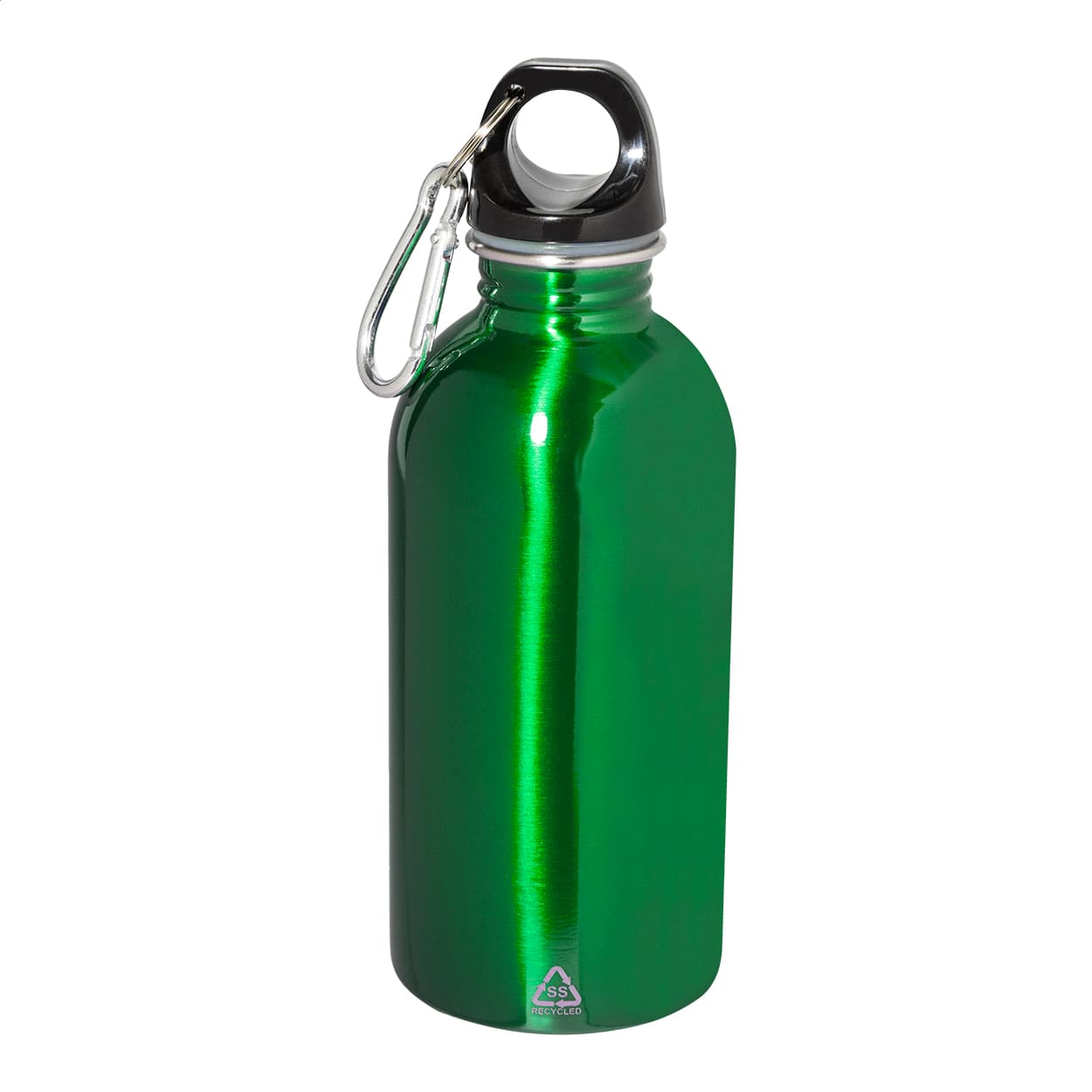 Bouteille en acier inoxydable recyclée coloris Vert