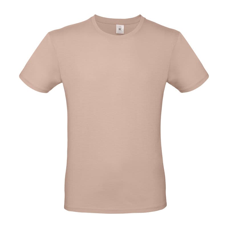 B&C #E150 UNISEX T-SHIRT coloris Rose Millennial