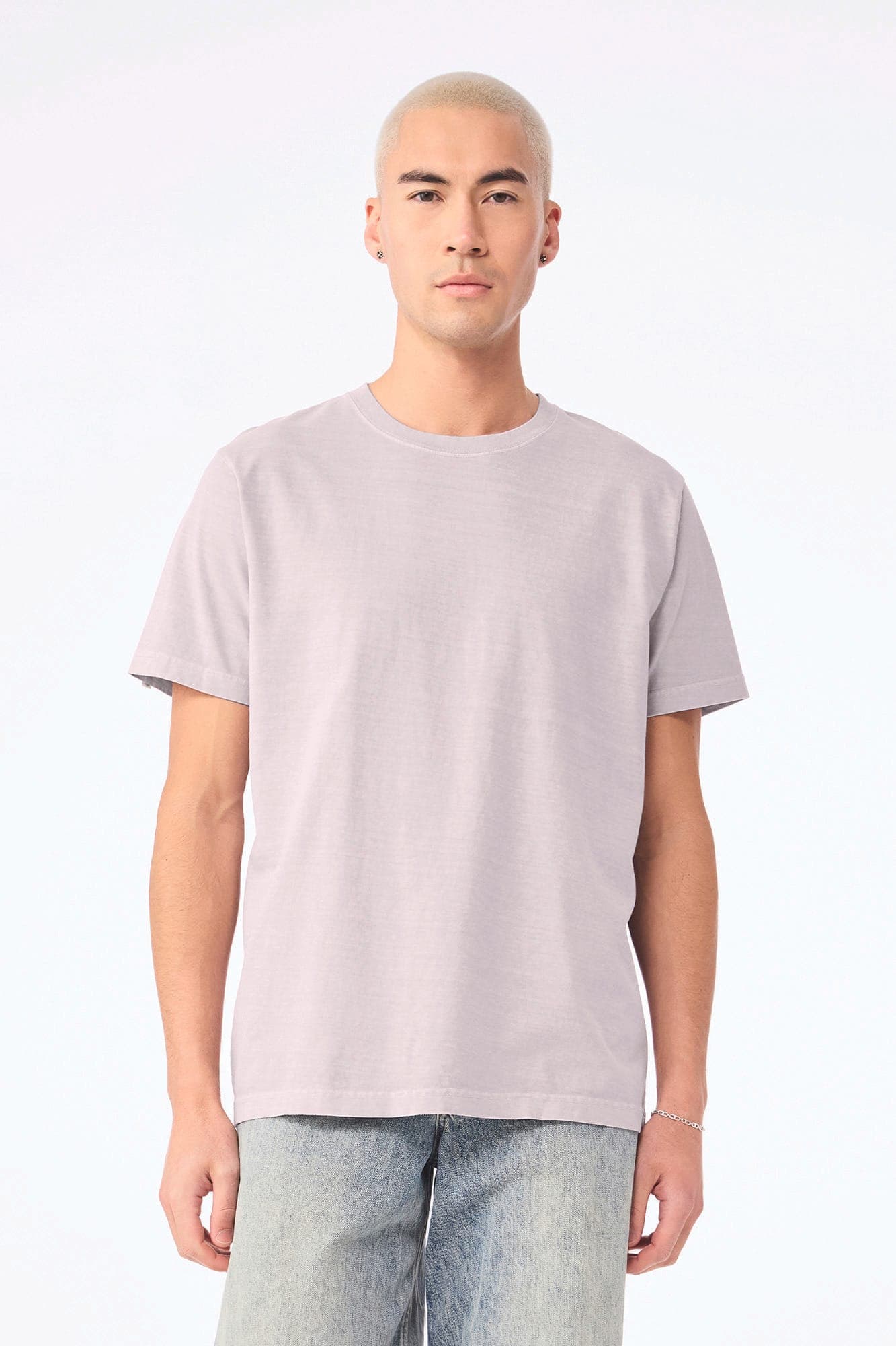 T-shirt délavé épais unisexe
