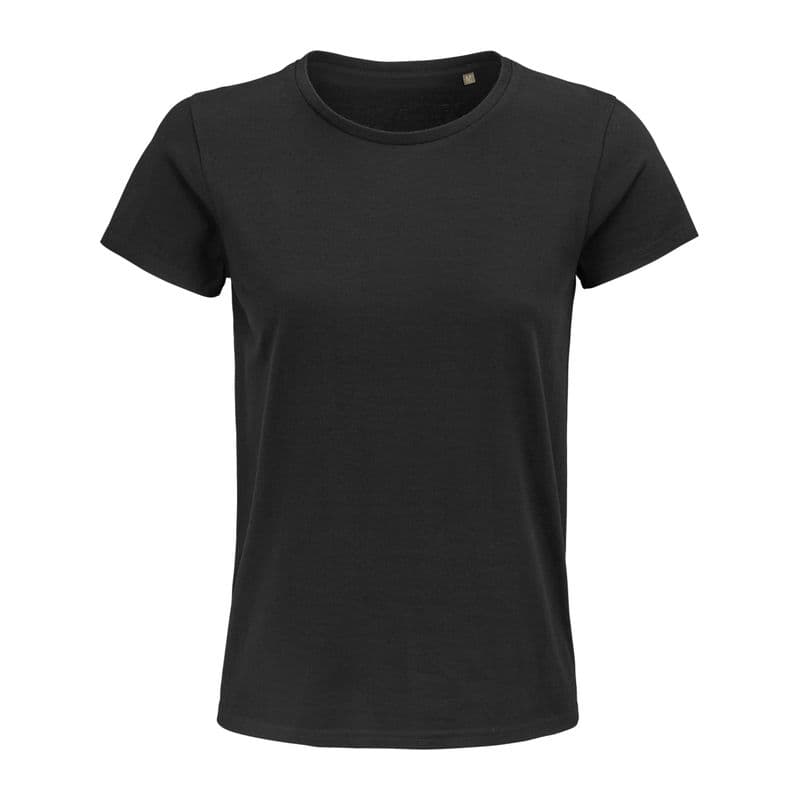 Sol'S Pioneer Women - Round-Neck Fitted T-Shirt coloris Noir profond