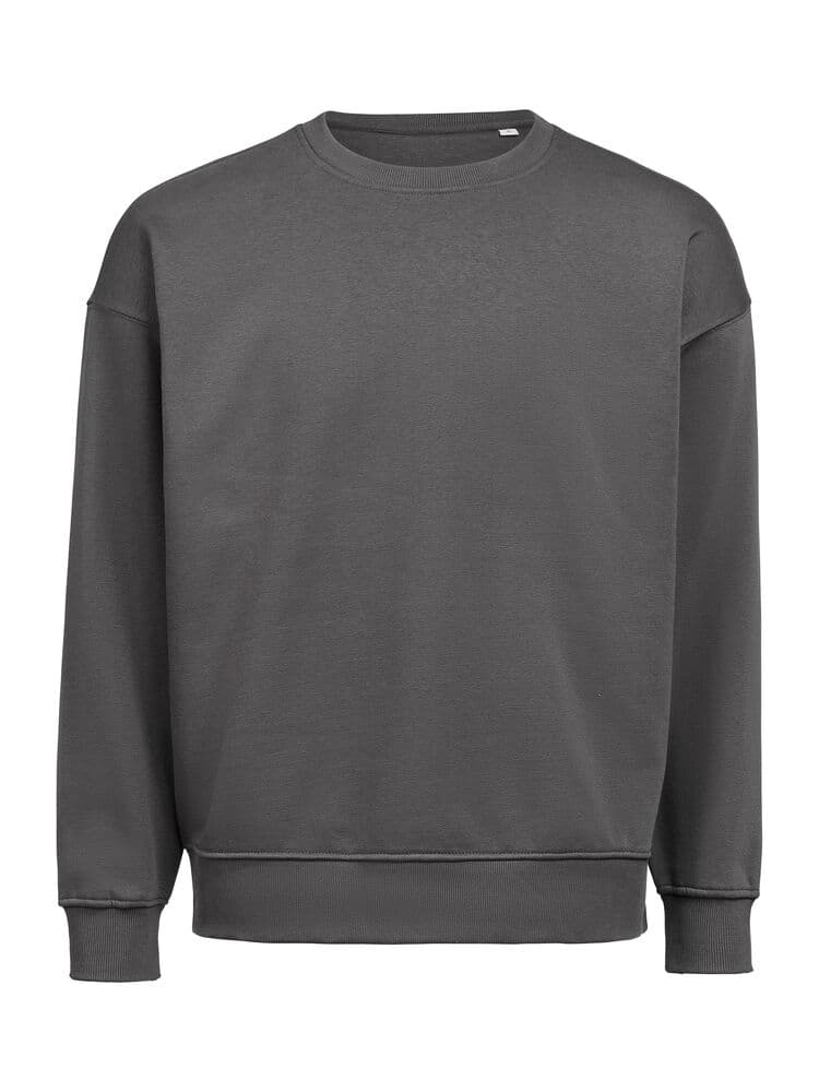 UM Crewneck (OCS-RCS)  Coupe Loose Unisexe coloris Gris charbon