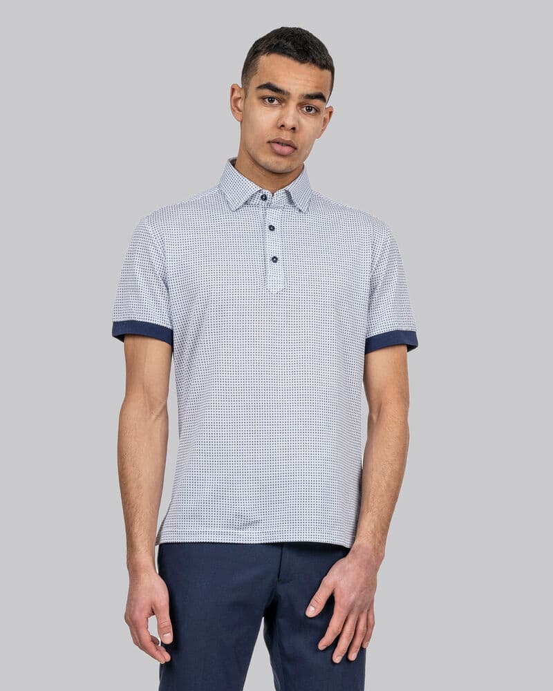 Indigo Bow 131 Polo Piqué Slim Fit Hommes