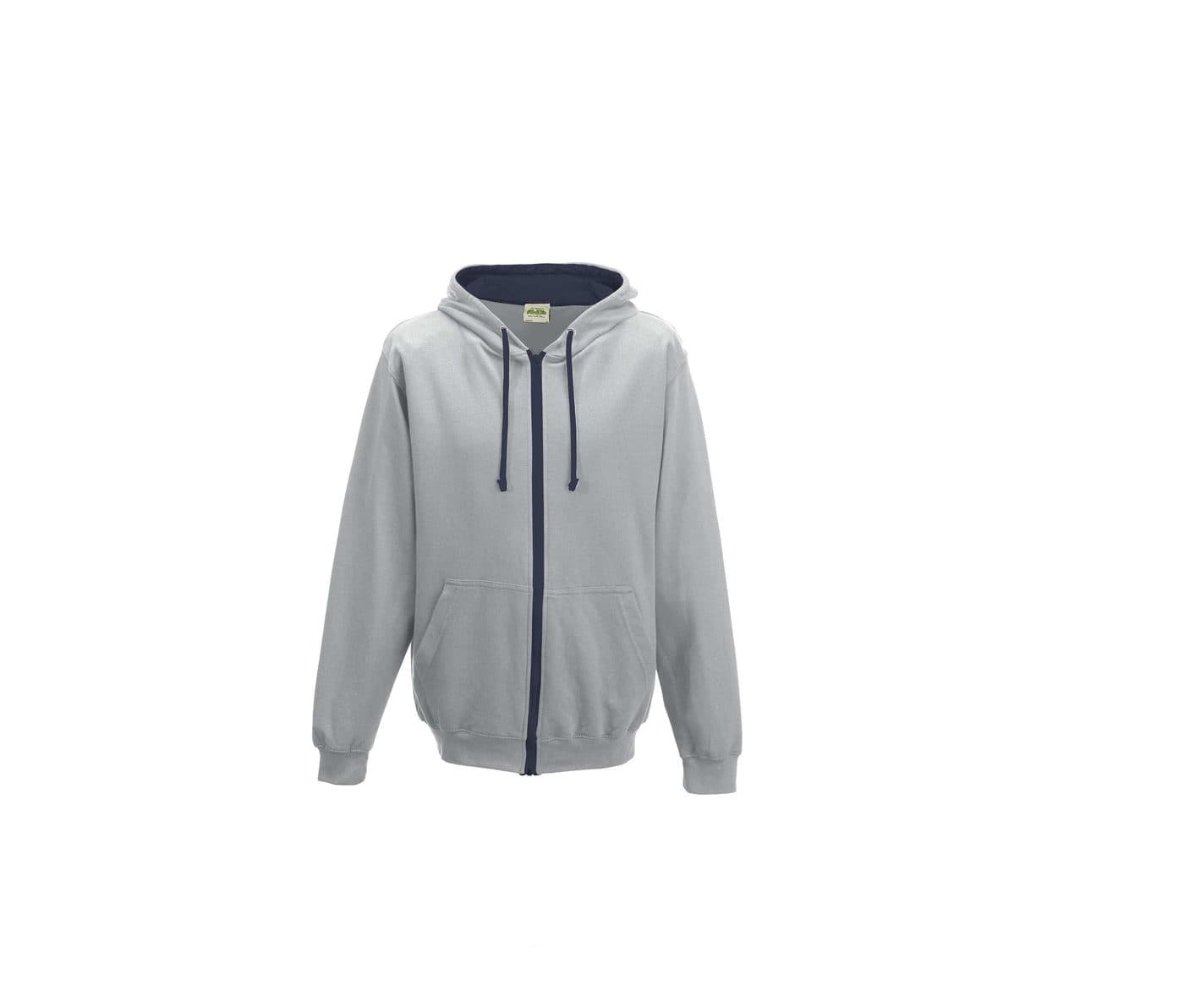 VARSITY ZOODIE coloris Gris chiné / Bleu marine