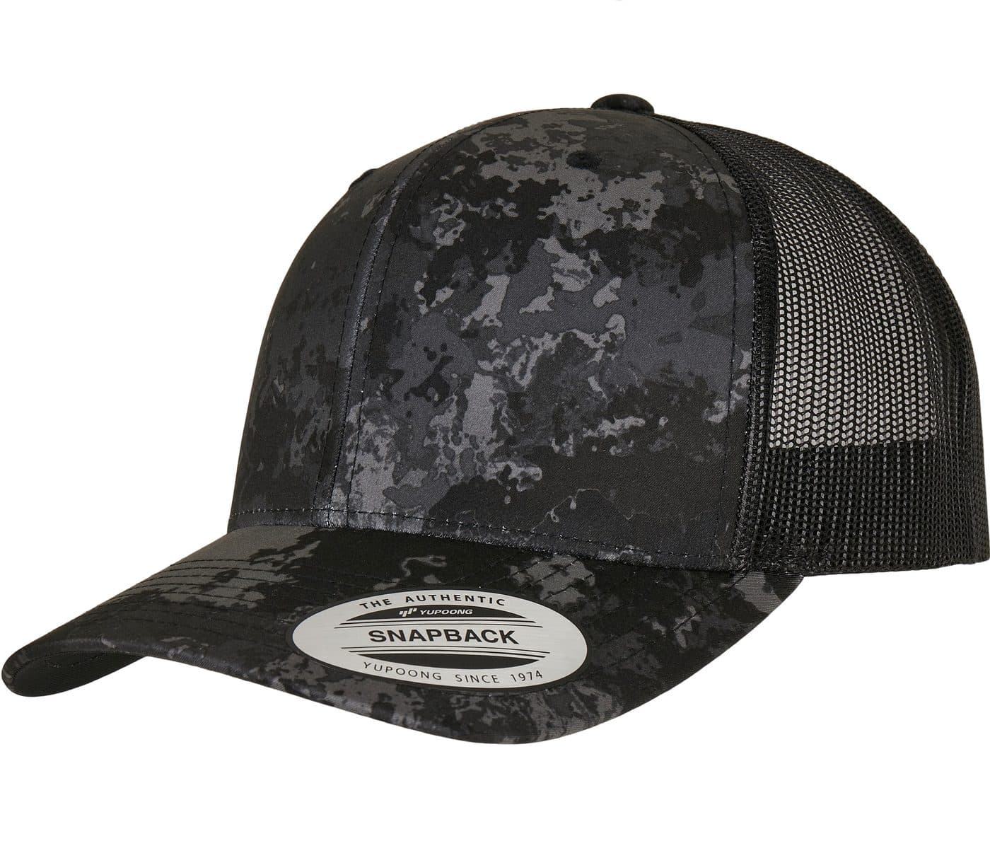 YP CLASSICS® VEIL CAMO™ RETRO TRUCKER coloris Noir Poseidon