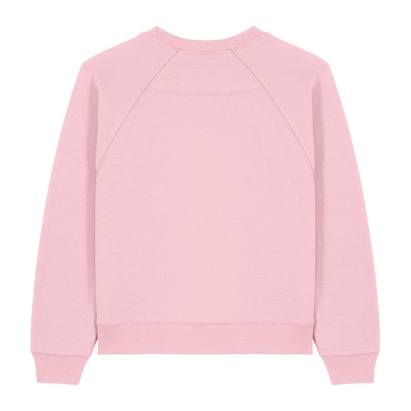 Stella Clara women's raglan sweatshirt coloris Rose Cotton