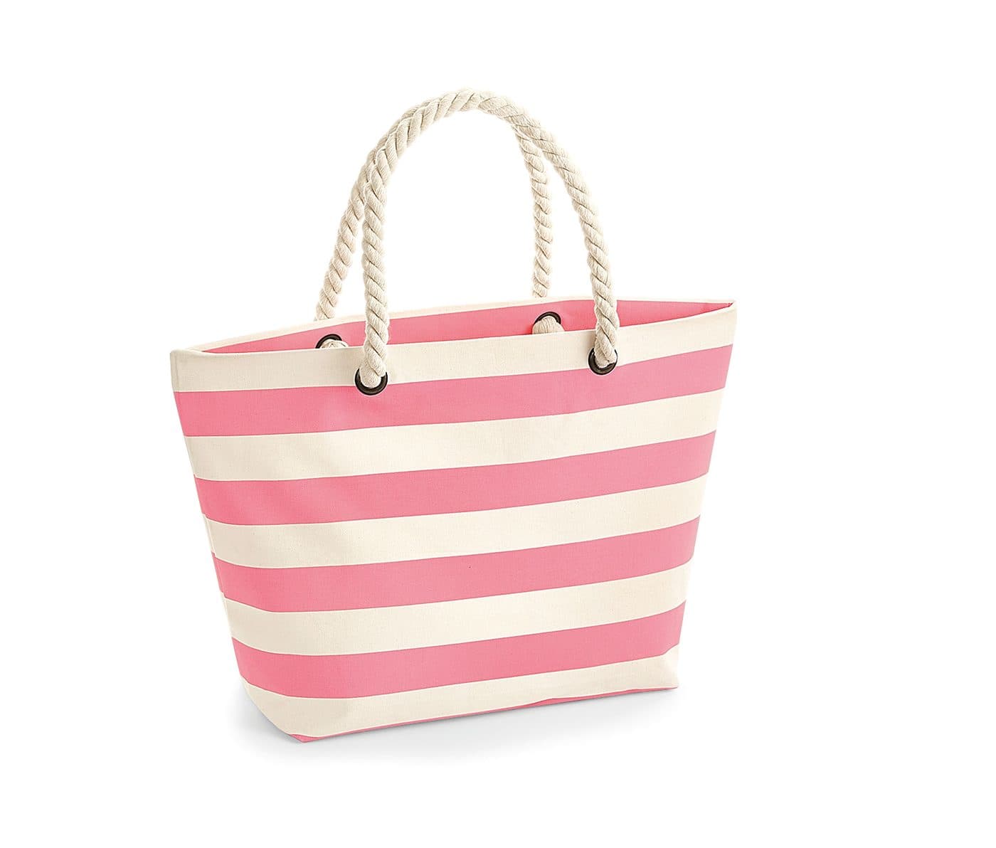 NAUTICAL BEACH BAG coloris Naturel / Rose