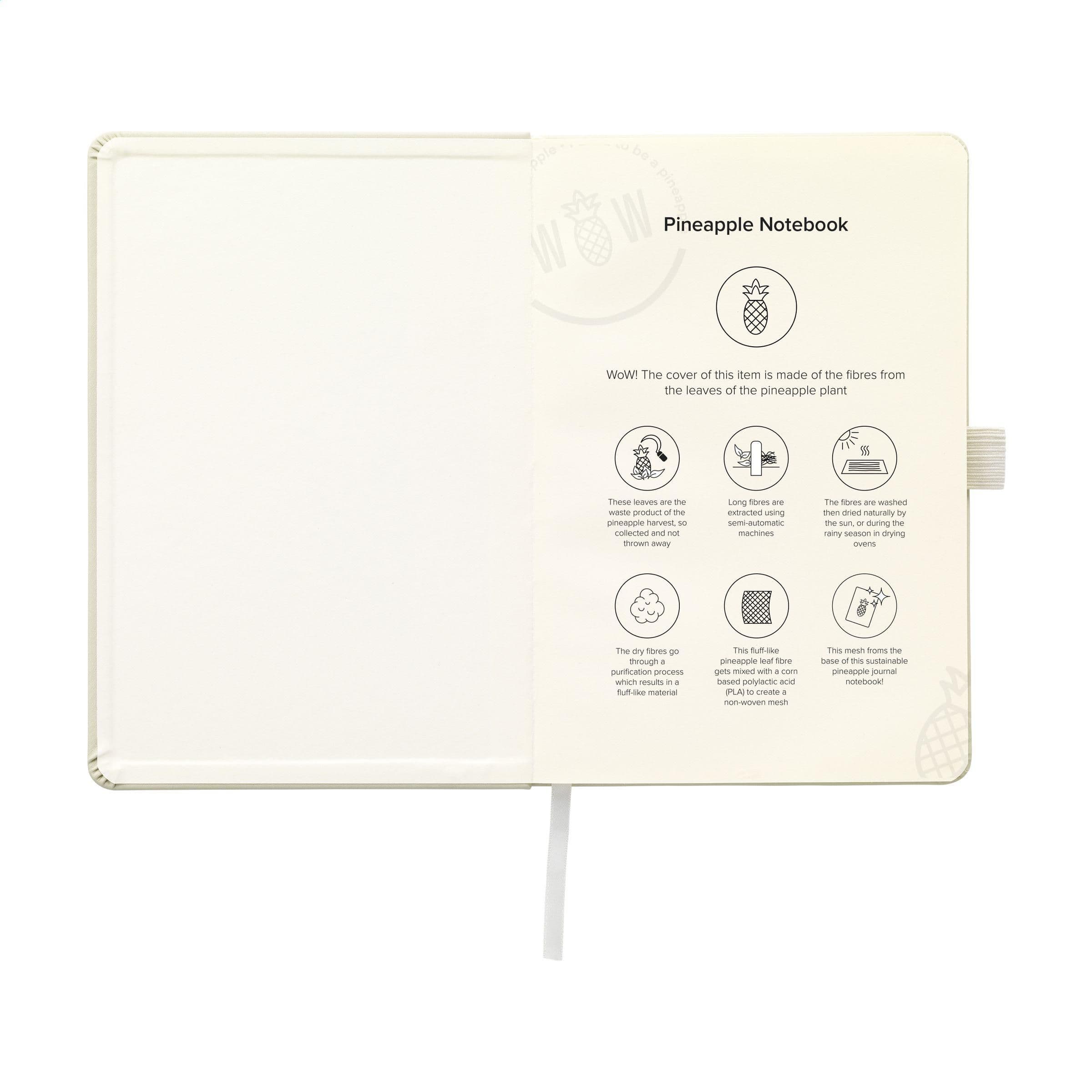 Carnet de notes Pineapple Notebook A5 en situation