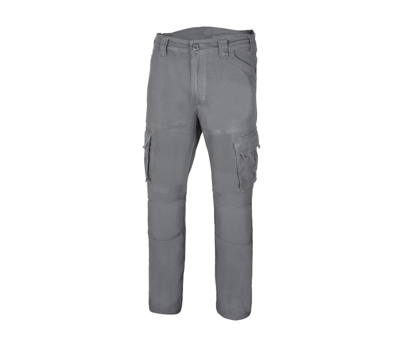 PANTALON MULTIPOCHES EN COTON STRETCH