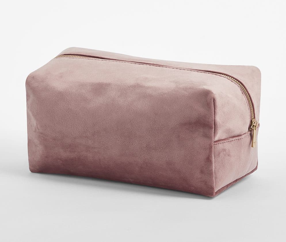 VELVET TOILETRY/ACCESSORY CASE
