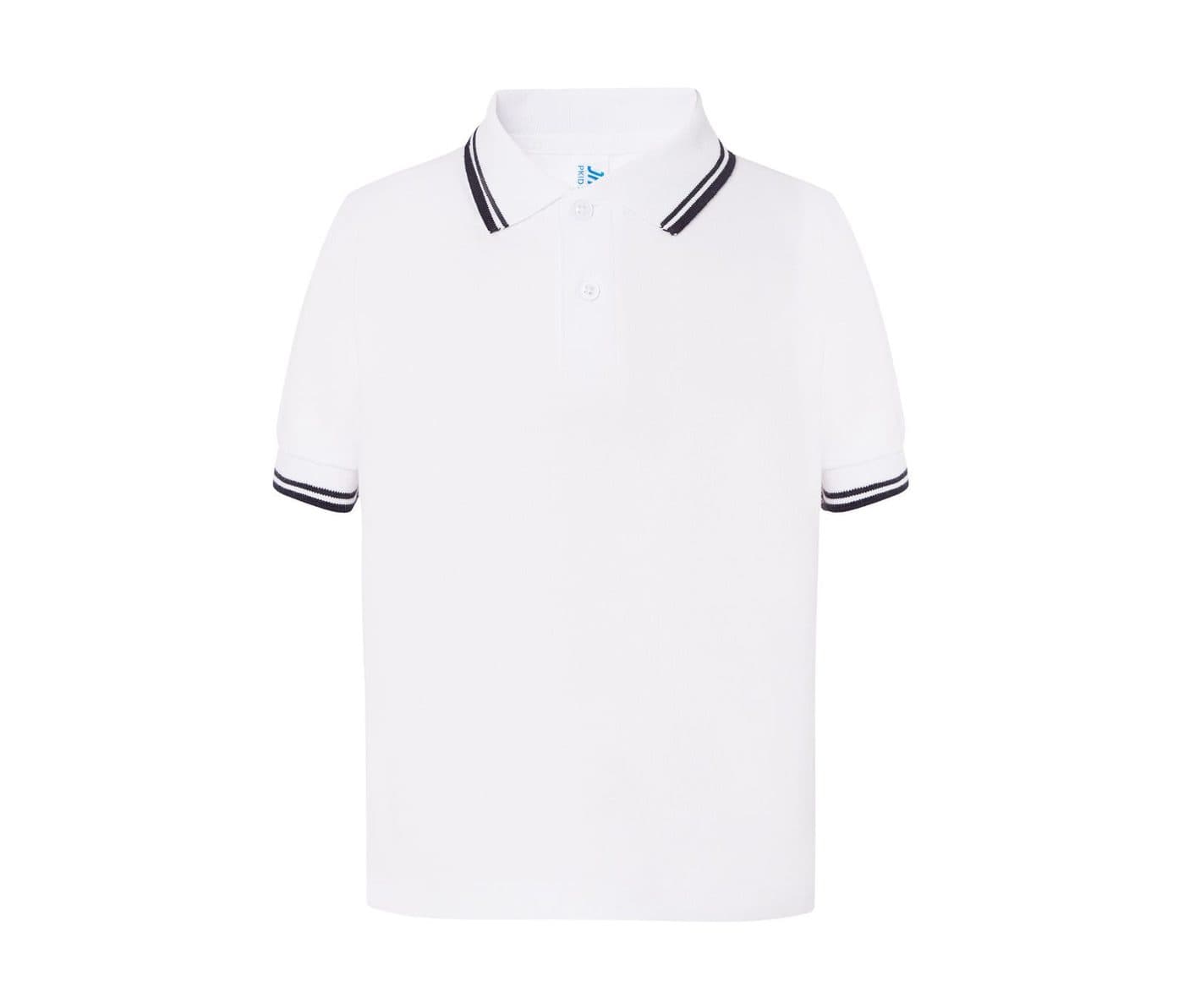 CONTRASTED KID POLO coloris Blanc / Marine