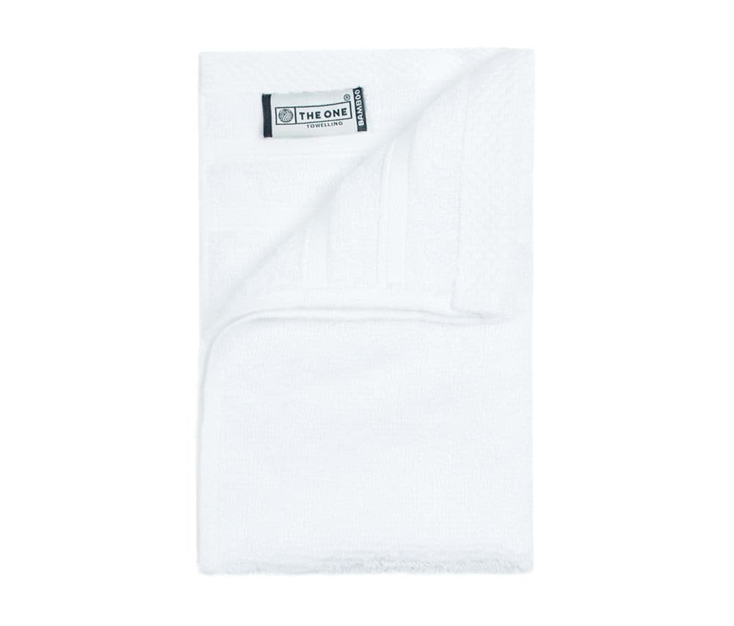 BAMBOO GUEST TOWEL coloris Blanc
