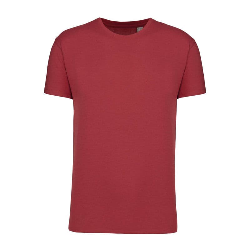 Bio150Ic Men'S Round Neck T-Shirt coloris Rouge terracotta