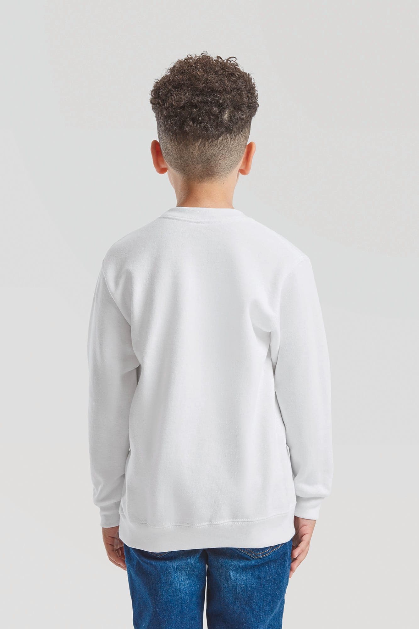 Sweat-shirt enfant col rond Classic (62-041-0) en situation