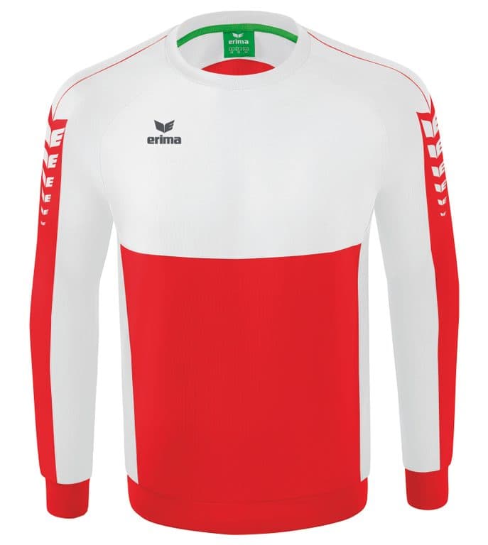 Sweat-shirt SIX WINGS coloris Rouge / Blanc
