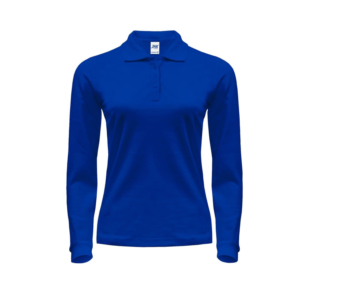 LADY REGULAR LONG SLEEVE POLO coloris Bleu roi