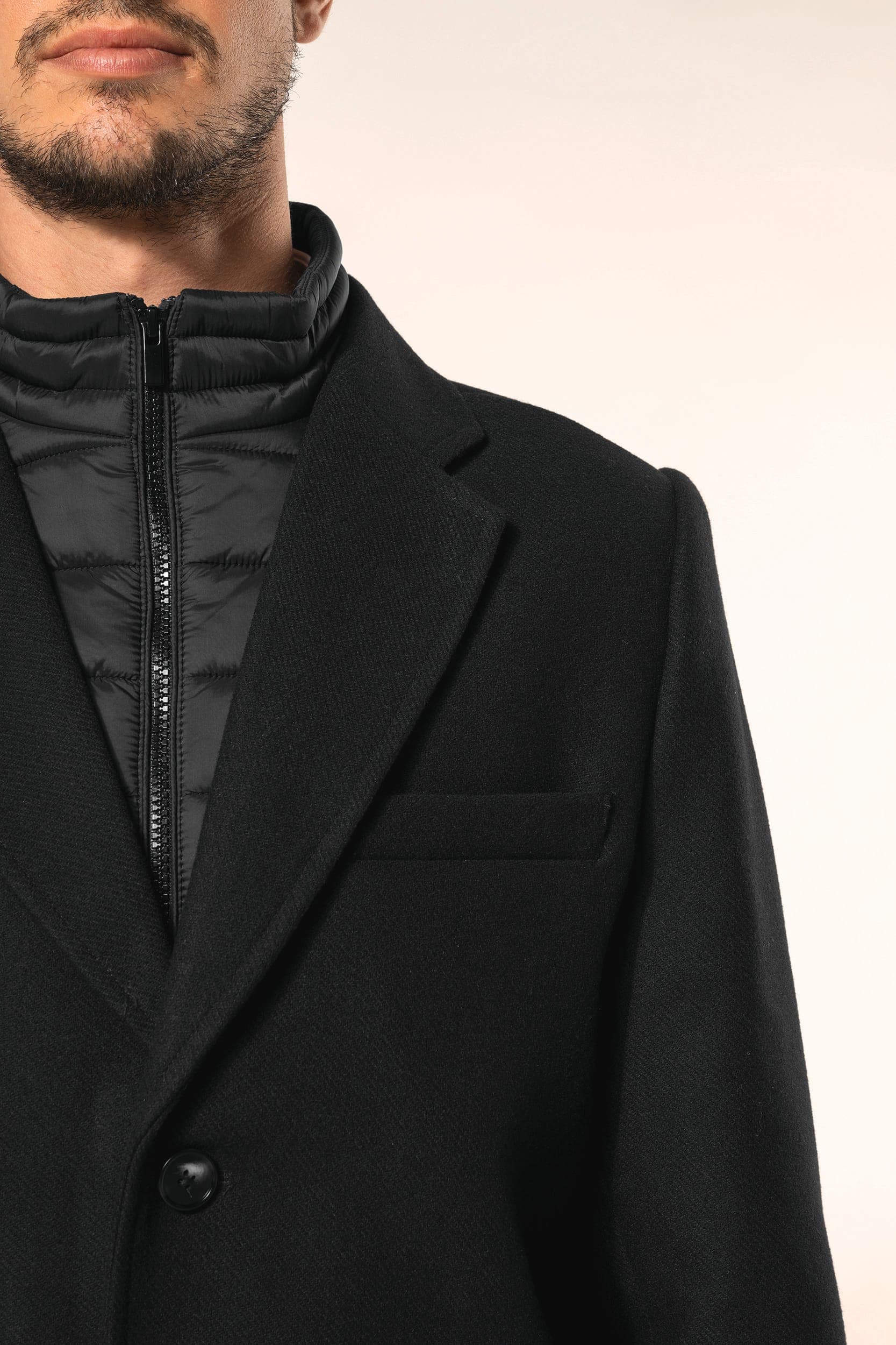 Manteau homme en situation