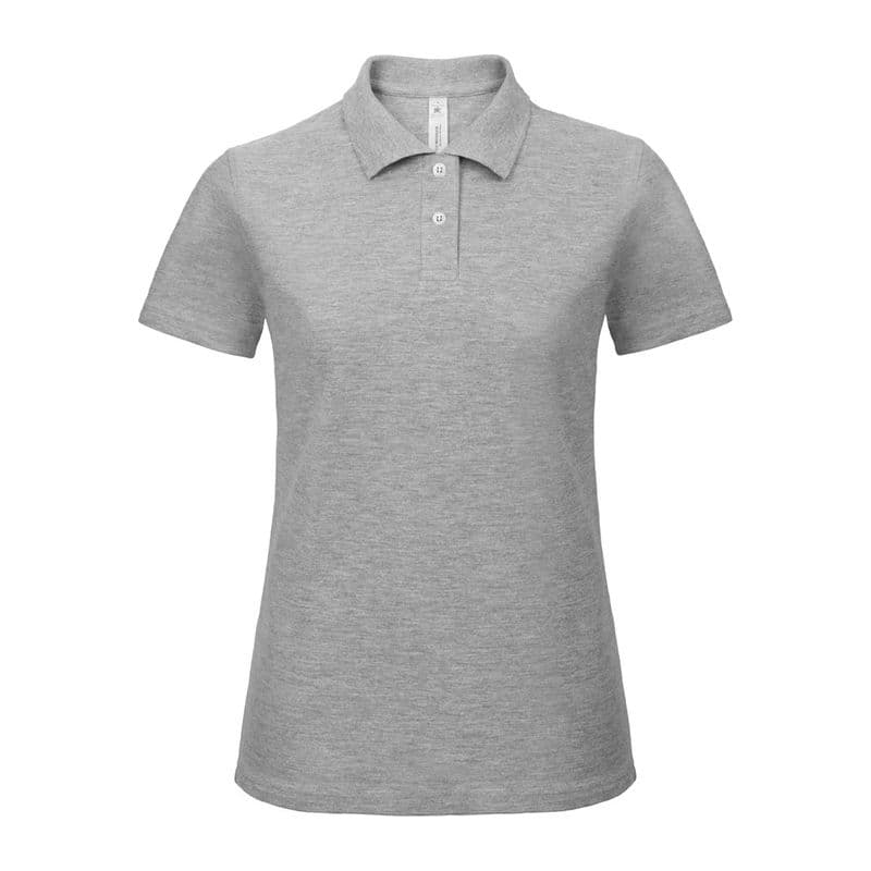 ID.001/ POLO SHIRT WOMEN coloris Gris chiné