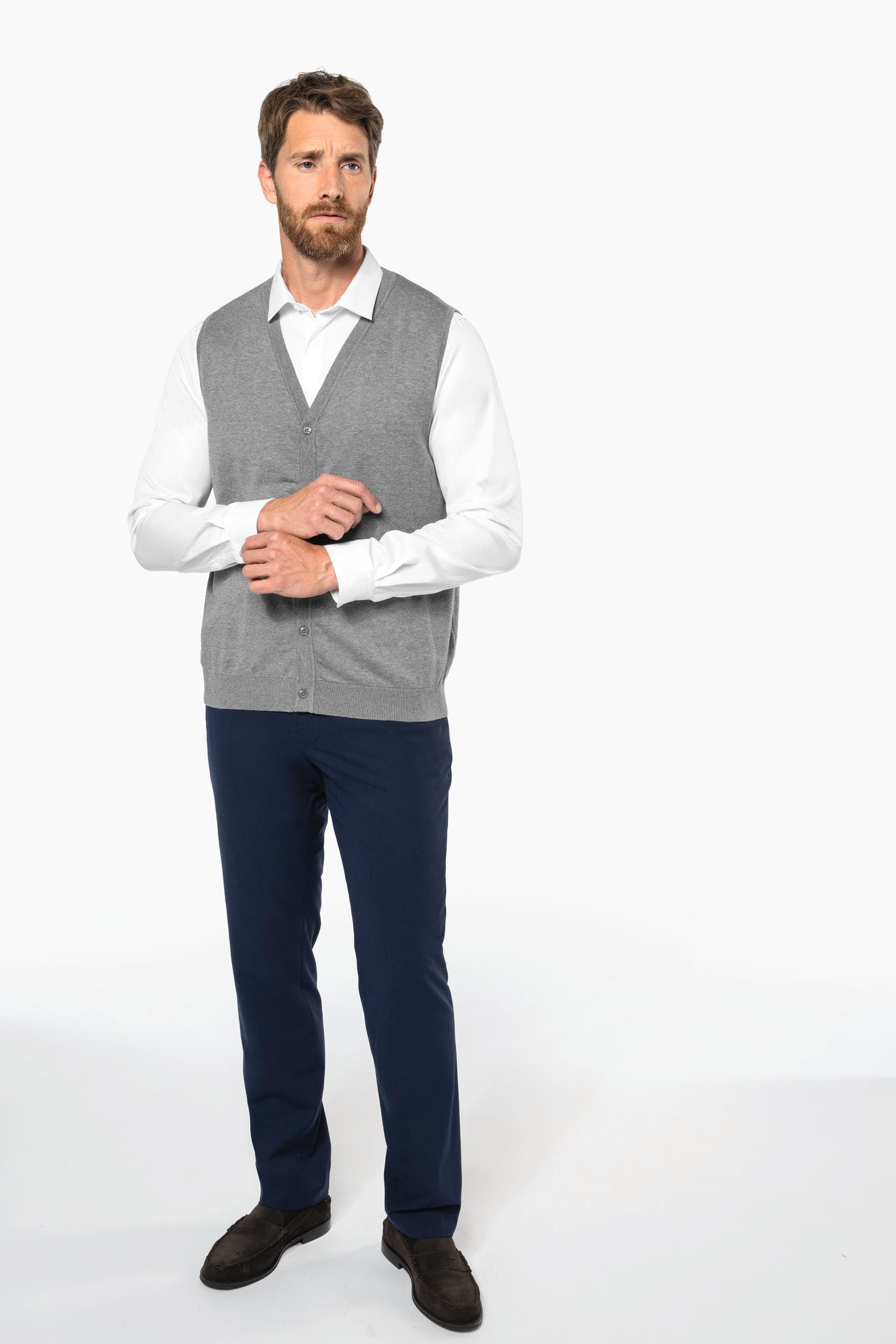 Gilet Supima® homme en situation